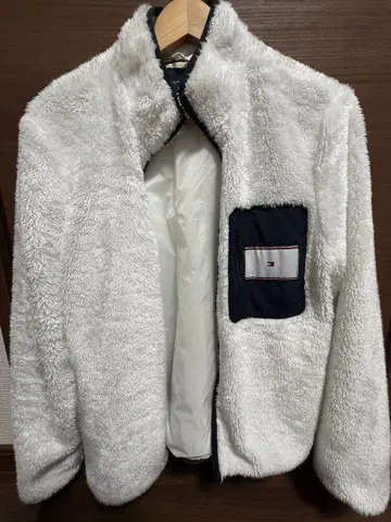 TOMMY HILFIGER 보아 자켓 화이트 S/P