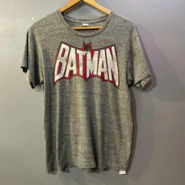 잭슨 마티스 BATMAN 배트맨 빈티지풍 T셔츠 그레이