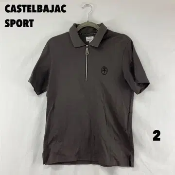 W0236T CASTELBAJAC SPORT 하프 지퍼 피케 셔츠