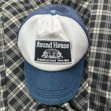 90s 라운드 하우스 데님 메쉬 캡