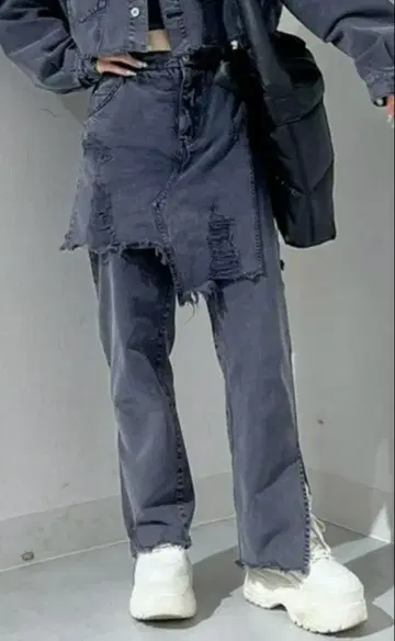 캔디 스트리퍼 호핑 레이어드 팬츠