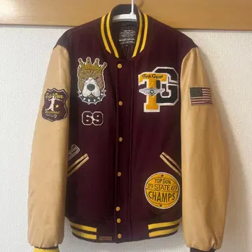 Top Gun 바시티 자켓