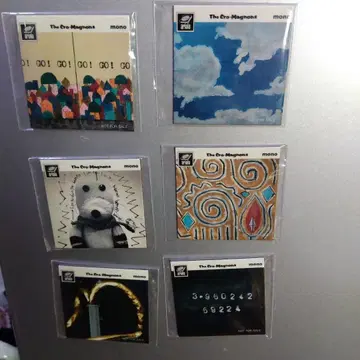 [ 미개봉 ] 더 크로마뇽즈 CD 특전 자켓 마그넷 6개 세트