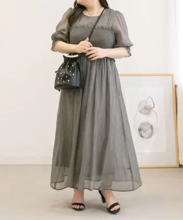 CLETTE 오리지널 레이어드 스타일 셔링 원피스