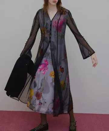 Ameri UND GRACE CHIFFON VEIL DRESS