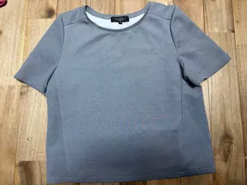 Demi-Luxe BEAMS 반팔 T셔츠 그레이 38 일본제