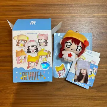 IVE REVIVE+ ver. 봉제 인형 트레이딩 카드 리즈 LIZ 세트