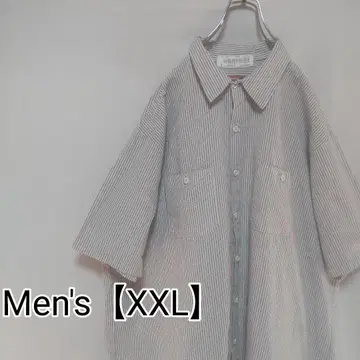 R124 레드캡 반팔 셔츠 [ 남성용 XXL ] 스트라이프