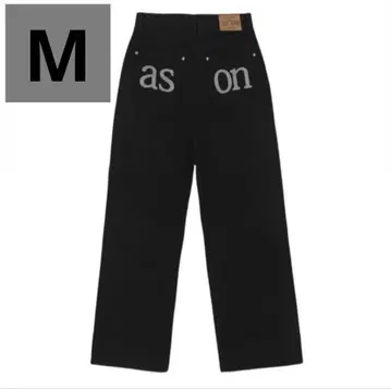 as'on 아즈온 SMOG WIDE PANTS 블랙 ason 한국