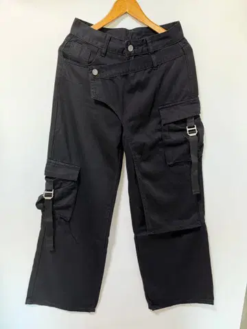 블랙 카고 팬츠 figments 새상품