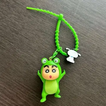 새상품 짱구는 못말려(크레용 신짱) 메지루시 참 개구리 키링