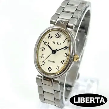 [ 새 배터리 ] LIBERTA 쿼츠 오벌 새상품급 여성용 시계 작동