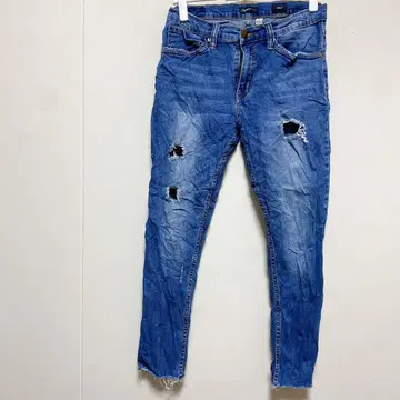 Supplied [ 8 ] 스키니 데님 데미지 가공 ANKLE