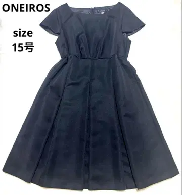 [ ONEIROS ] 블랙 포멀 원피스 예복
