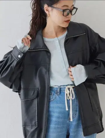 CIAOPANIC TYPY 인조 가죽 2WAY 스탠드 블루종