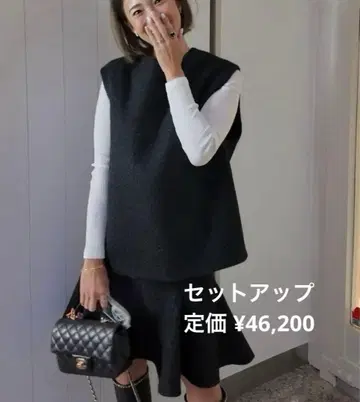 rosymonster 로지몬스터 베스트 & 스커트 셋업