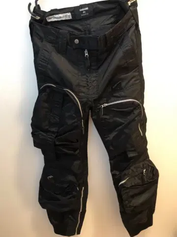 CABANE de ZUCCA 지퍼 카고 파라슈트 팬츠 M