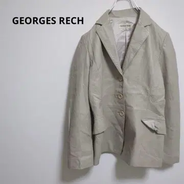 GEORGES RECH [ M ] 가죽 자켓 테일러드 자켓
