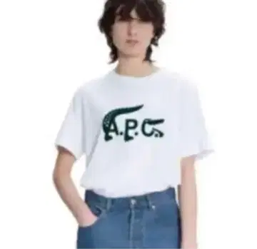 a.p.c. lacoste 라코스테 T셔츠 로고
