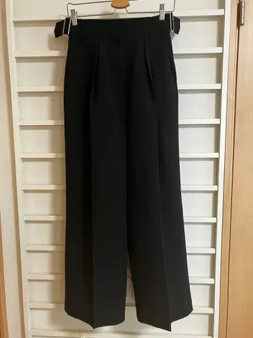MAISON SPECIAL 허리 벨트 와이드 팬츠