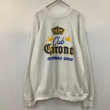 Hanes 헤인즈 파랑 택 ClubCorona 맨투맨 90s XL