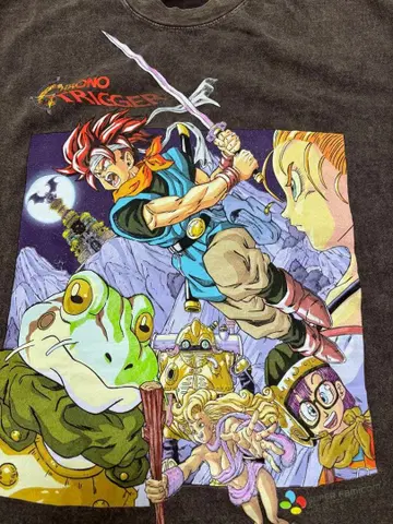 크로노 트리거 T셔츠 Chrono Trigger tee vintage