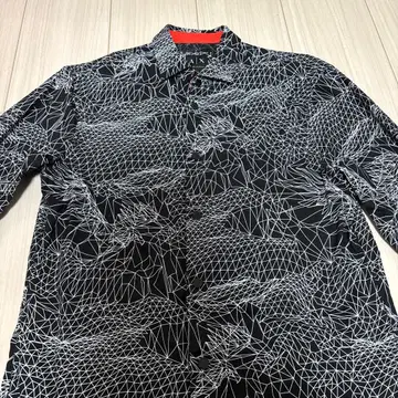 Armani Exchange 2장 세트 슬림핏 긴팔 셔츠