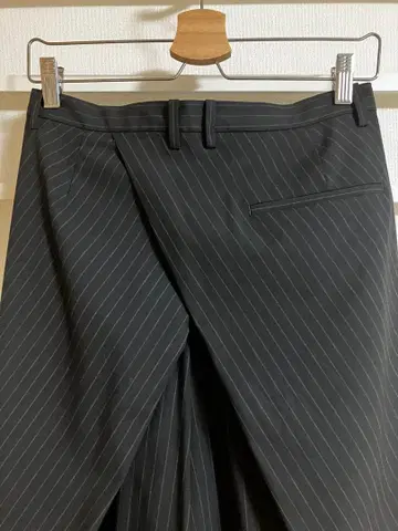 UNITED ARROWS 스트라이프 패턴 와이드 팬츠