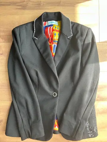 Desigual 커스터마이즈 테일러드 자켓 블랙 36