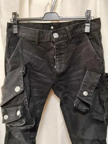 SEIGEKI 청격 18FW 블랙 카고 팬츠 Y2K 아카이브