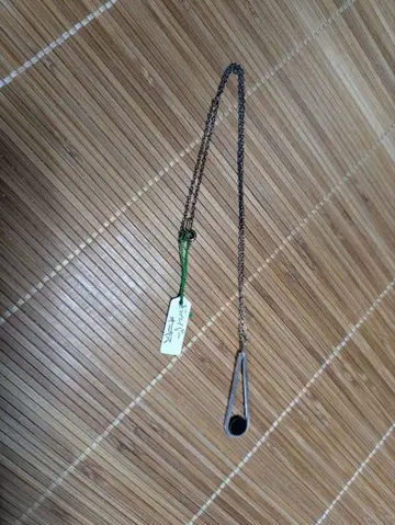 실버 컬러 오닉스 목걸이
