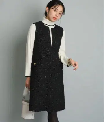 저스길리티 라메 트위드 미니 점프 스커트 1