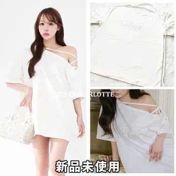 다리치 darich 원숄더 그래픽 빅 T셔츠 WHT