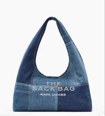 곧 종료 MARC JACOBS 데님 백, 부속 파우치, 주머니 포함