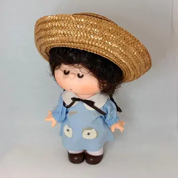 미즈모리 아도 로맨스짱 밀짚모자를 쓴 인형 빈티지