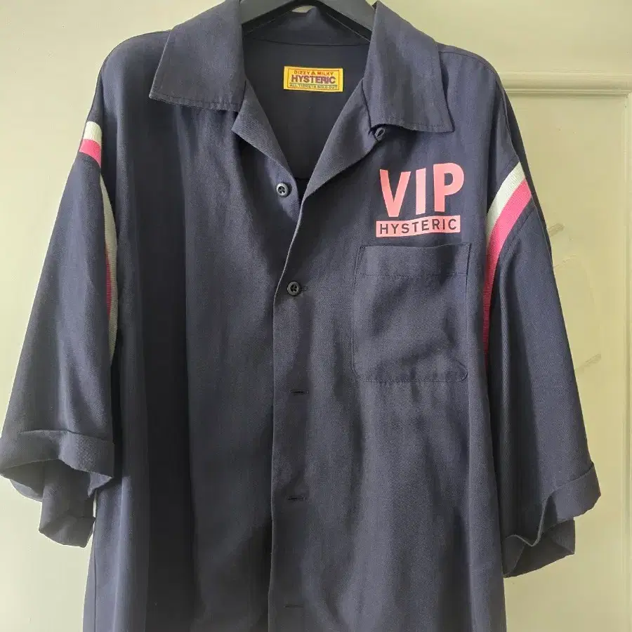 히스테릭 VIP 남색 셔츠