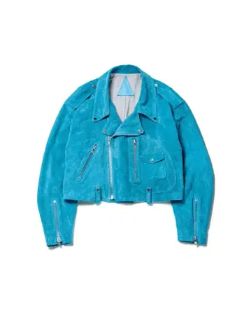 A LEATHER SHORT MOTOR JACKET 소가죽