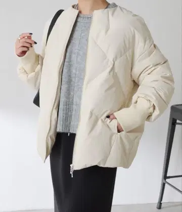 노카라 다운 코트