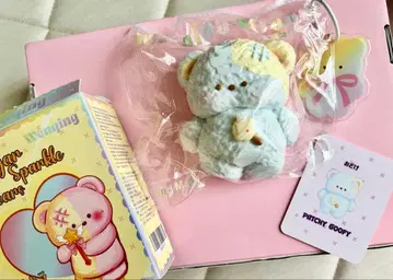 문청 롱 스퀴즈 반짝반짝 작은 곰 익살스러운