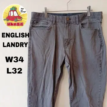 USA 구제 의류 ENGLISHLANDRY 블랙 데님 청바지 W34 L32