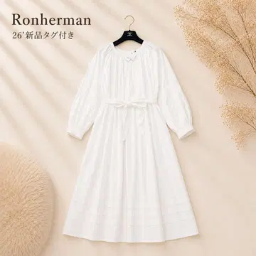 현행 새상품 Ronherman RHC 2WAY 오프숄더 드레스