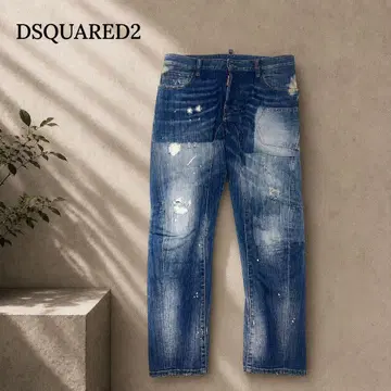 DSQUARED2 데미지 가공 데님 팬츠 TIDY BIKER 46