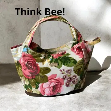 미사용품 Think Bee! 싱크비 에나멜 토트백 핸드백