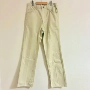 Wrangler 랭글러 코튼 팬츠 구 택 베이지 W32