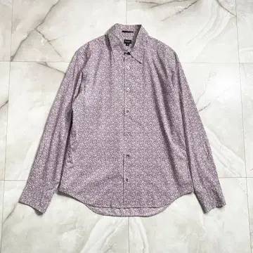 A18826 새상품급 폴스미스 리버티 패턴 드레스 셔츠 핑크 계열 M