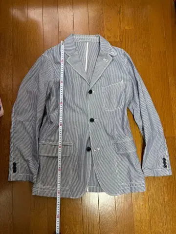 UNIQLO! 시어서커 자켓 2way 사이즈 M 면 100%