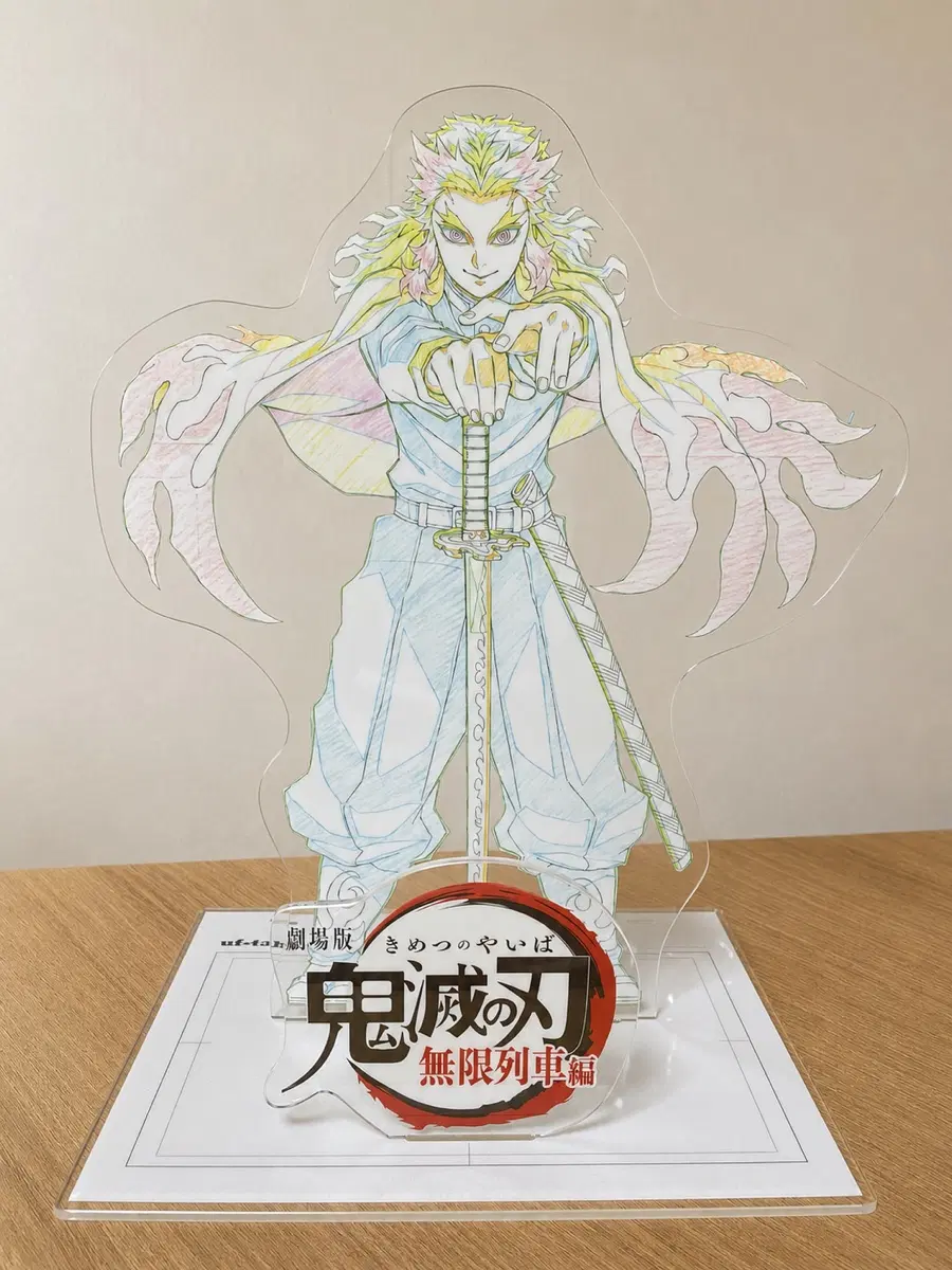 귀멸의 칼날 렌고쿠 원화 빅 아크릴 스탠드 무한열차 ufotable 정품