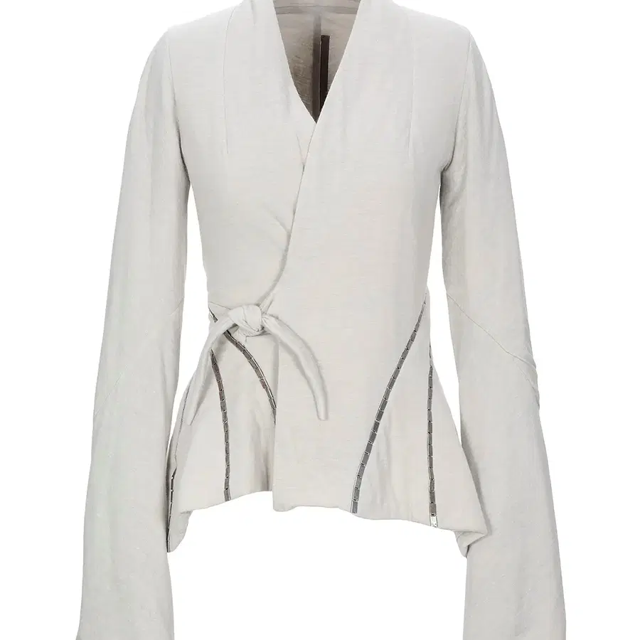 rick owens lilies wrap-style PRINCESS jacket with chains