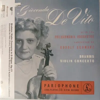 [리이슈엘피] Gioconda De Vito Brahms Violin Concerto in D Major Op 77