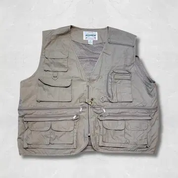 FIELD&STREAM 낚시용 조끼 XXL 그레이 다기능 메쉬